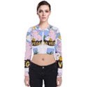 Go Vegan - Cute Pig and Chicken Bomber Jacket View1