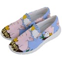 Friends Not Food - Cute Pig and Chicken Men s Lightweight Slip Ons View2