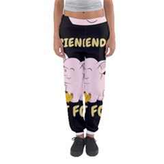 Friends Not Food - Cute Pig And Chicken Women s Jogger Sweatpants by Valentinaart