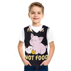 Friends Not Food - Cute Pig And Chicken Kids  Sportswear by Valentinaart