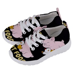 Friends Not Food - Cute Pig And Chicken Kids  Lightweight Sports Shoes