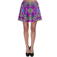 Spring Time In Colors And Decorative Fantasy Bloom Skater Skirt by pepitasart