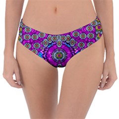 Spring Time In Colors And Decorative Fantasy Bloom Reversible Classic Bikini Bottoms