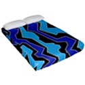 Vertical Blues Polynoise Fitted Sheet (Queen Size) View2