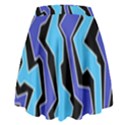 Vertical Blues Polynoise High Waist Skirt View2