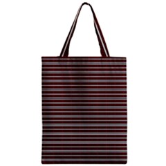 Indian Stripes Zipper Classic Tote Bag by jumpercat