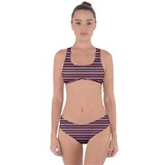 Indian Stripes Criss Cross Bikini Set by jumpercat