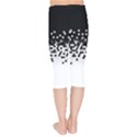 Flat Tech Camouflage Black And White Kids  Capri Leggings  View2