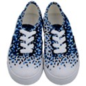 Flat Tech Camouflage Reverse Blue Kids  Classic Low Top Sneakers View1