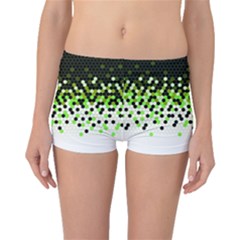 Flat Tech Camouflage Reverse Green Boyleg Bikini Bottoms by jumpercat