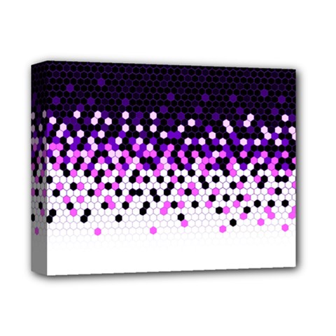 Flat Tech Camouflage Reverse Purple Deluxe Canvas 14  X 11  by jumpercat