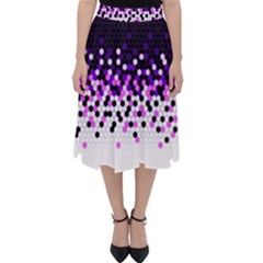 Flat Tech Camouflage Reverse Purple Folding Skater Skirt by jumpercat