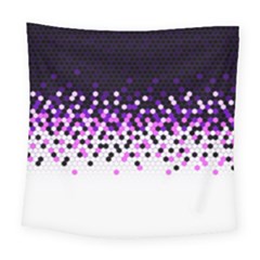 Flat Tech Camouflage Reverse Purple Square Tapestry (large) by jumpercat