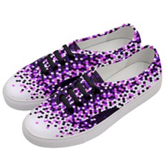 Flat Tech Camouflage Reverse Purple Women s Classic Low Top Sneakers