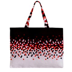 Flat Tech Camouflage Reverse Red Zipper Mini Tote Bag by jumpercat