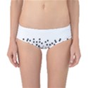 Flat Tech Camouflage White And Black Classic Bikini Bottoms View1