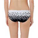 Flat Tech Camouflage White And Black Classic Bikini Bottoms View2