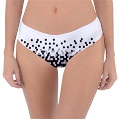 Flat Tech Camouflage White And Black Reversible Classic Bikini Bottoms by jumpercat