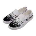 Flat Tech Camouflage White And Black Women s Canvas Slip Ons View2