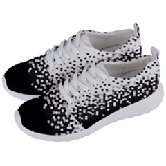 Flat Tech Camouflage White And Black Men s Lightweight Sports Shoes by jumpercat