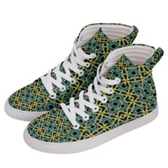 Arabesque Seamless Pattern Women s Hi-top Skate Sneakers