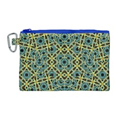 Arabesque Seamless Pattern Canvas Cosmetic Bag (large)