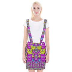 Fantasy Bloom In Spring Time Lively Colors Braces Suspender Skirt by pepitasart