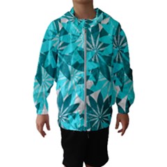 Leaves Pattern Hooded Wind Breaker (kids)