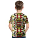 Chicken Monkeys Smile In The Floral Nature Looking Hot Kids  Cotton Tee View2