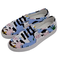 Friends Not Food - Cute Pig And Chicken Men s Classic Low Top Sneakers by Valentinaart