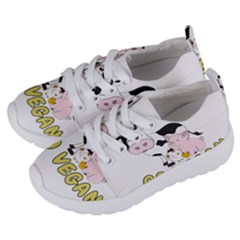 Friends Not Food - Cute Pig And Chicken Kids  Lightweight Sports Shoes