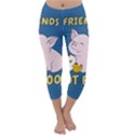 Friends Not Food - Cute Pig and Chicken Capri Winter Leggings  View1