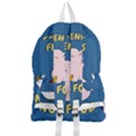 Friends Not Food - Cute Pig and Chicken Foldable Lightweight Backpack View2