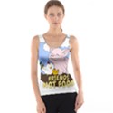 Friends Not Food - Cute Pig and Chicken Tank Top View1