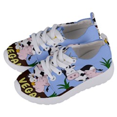 Friends Not Food - Cute Cow, Pig And Chicken Kids  Lightweight Sports Shoes