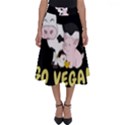 Friends Not Food - Cute Cow, Pig and Chicken Perfect Length Midi Skirt View1