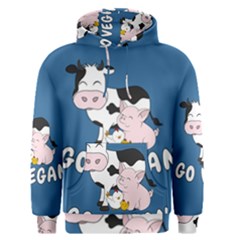 Friends Not Food - Cute Cow, Pig And Chicken Men s Pullover Hoodie by Valentinaart