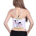 Friends Not Food - Cute Cow, Pig and Chicken Spaghetti Strap Bra Top View2