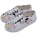 Friends Not Food - Cute Cow, Pig and Chicken Kids  Classic Low Top Sneakers View2