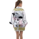 Friends Not Food - Cute Cow, Pig and Chicken Long Sleeve Kimono Robe View2