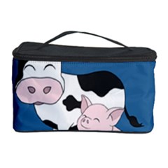 Friends Not Food - Cute Cow, Pig and Chicken Cosmetic Storage Case