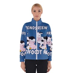 Friends Not Food - Cute Cow, Pig and Chicken Winterwear