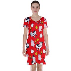 The Farm Pattern Short Sleeve Nightdress