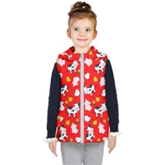 The Farm Pattern Kid s Puffer Vest