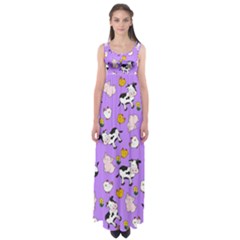 The Farm Pattern Empire Waist Maxi Dress by Valentinaart