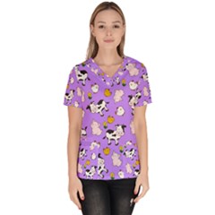 The Farm Pattern Scrub Top