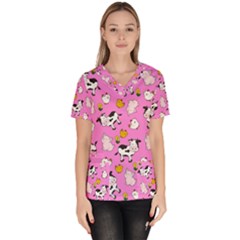 The Farm Pattern Scrub Top