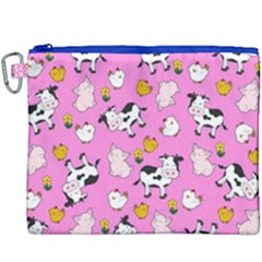 The Farm Pattern Canvas Cosmetic Bag (xxxl)