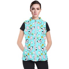 The Farm Pattern Women s Puffer Vest