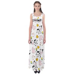 The Farm Pattern Empire Waist Maxi Dress by Valentinaart